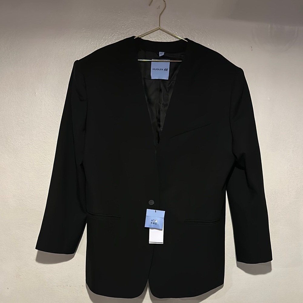 Mugler x H&M Black Women's Blazer